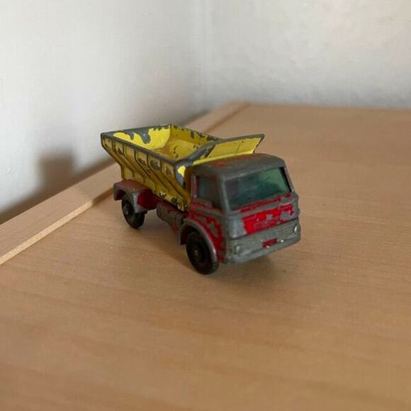 Vintage 60s Matchbox Lesney No. 70 Red Grit Spreading Truck Diecast Dump - Picture 3 of 10